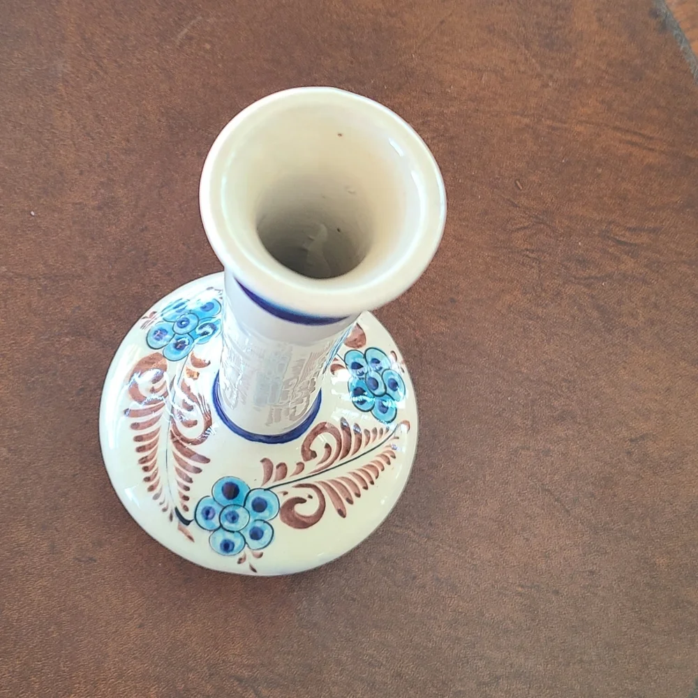 Mexican Tonala Pottery Vase 8.5